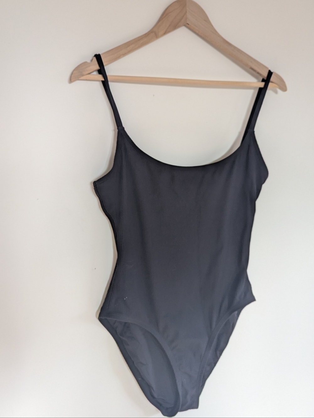 Andie Ribbed One-Piece Swimsuit in Navy